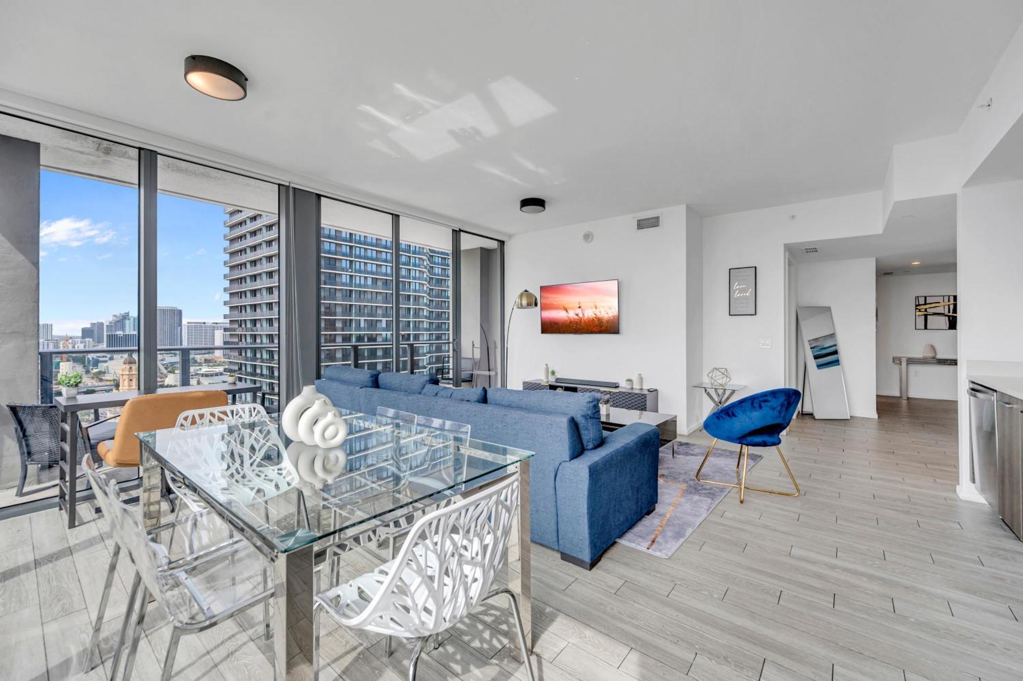 Great 3 Beds 3 Baths Appartment Downtown Miami Extérieur photo