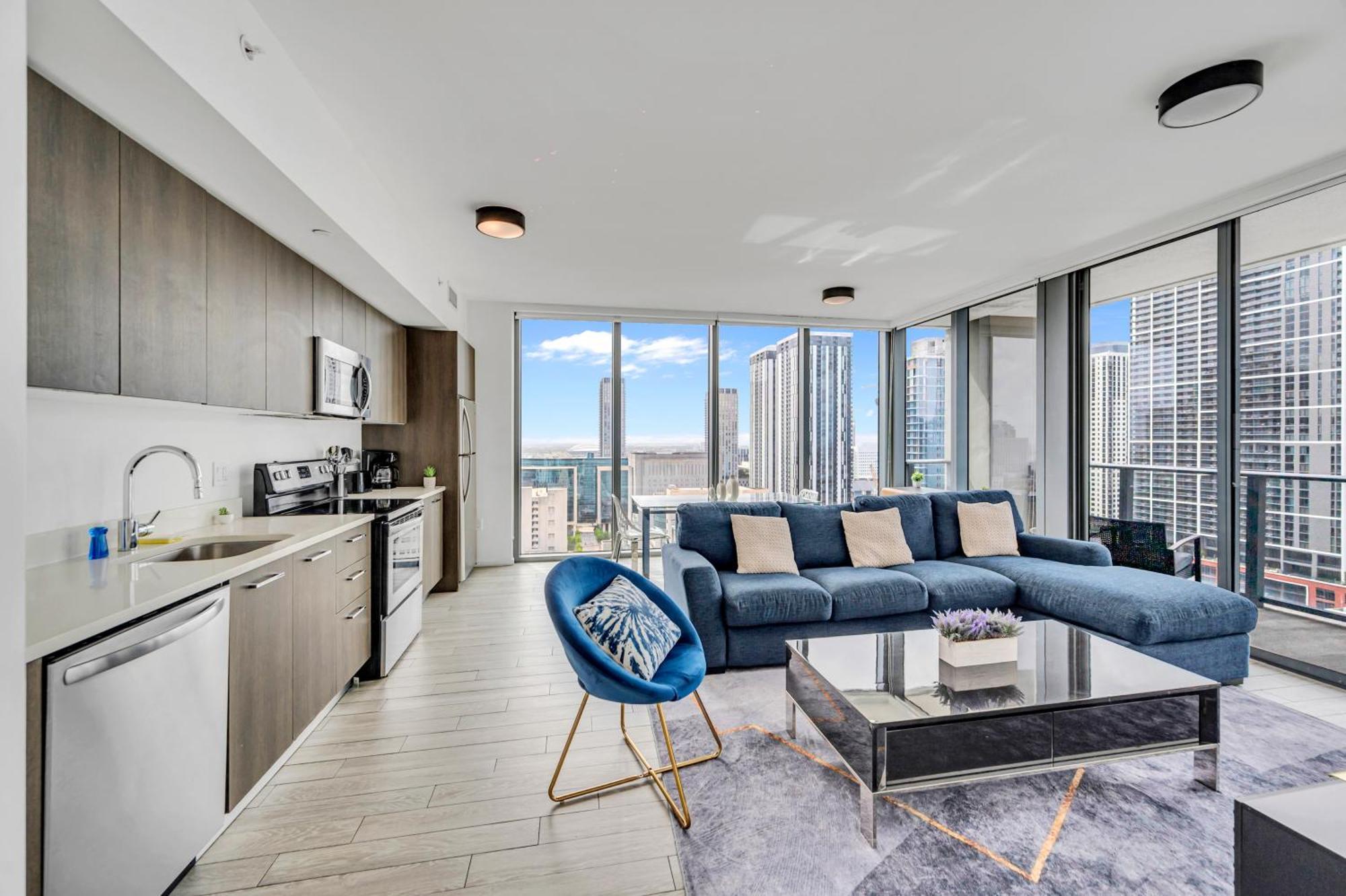 Great 3 Beds 3 Baths Appartment Downtown Miami Extérieur photo