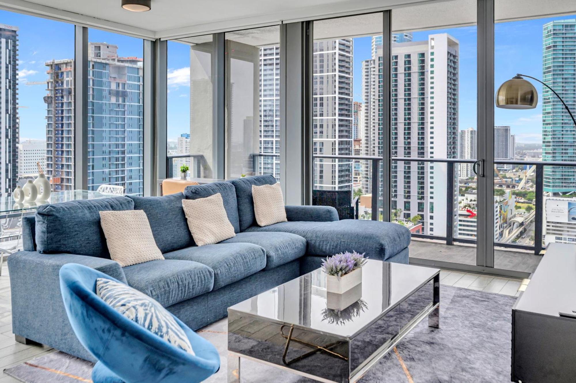 Great 3 Beds 3 Baths Appartment Downtown Miami Extérieur photo